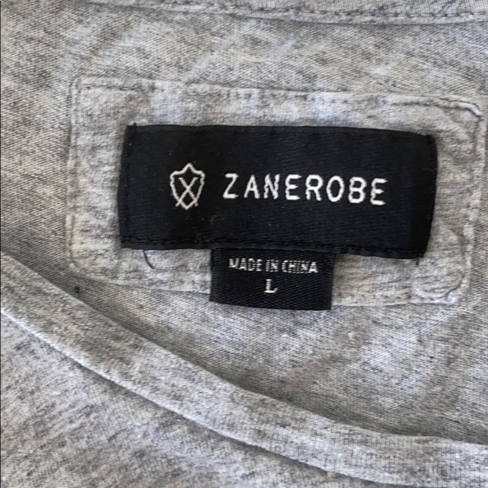 Zanerobe Gray Logo T-Shirt - Picture 5 of 6